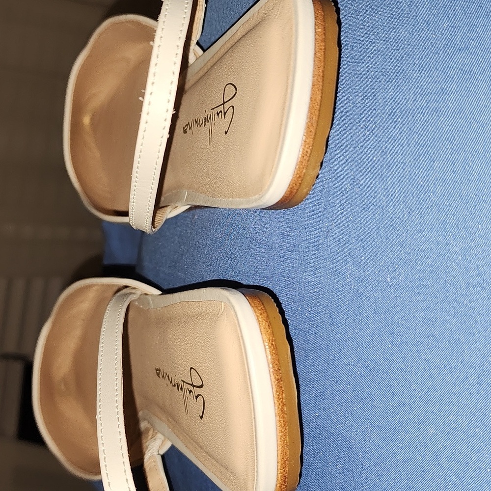 Anthropologie Guilhermina Leather Flats, sz. 8M. New, never worn. Taupe. - Picture 5 of 12